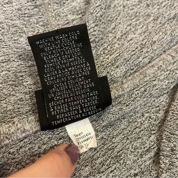 Grey Oversized Hooded Top - Picture 5 of 11